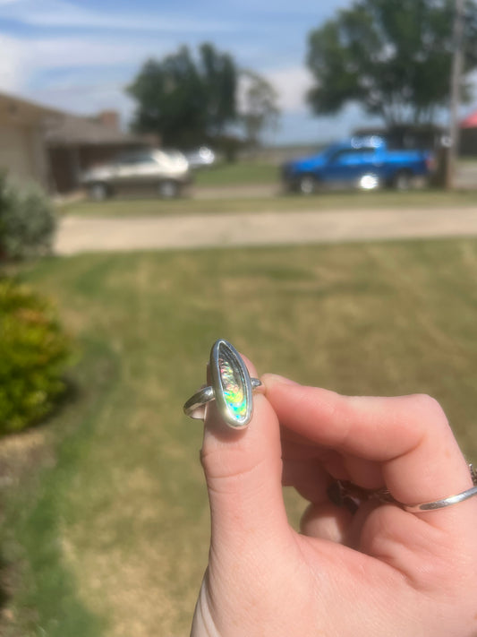 Abalone Shell Ring