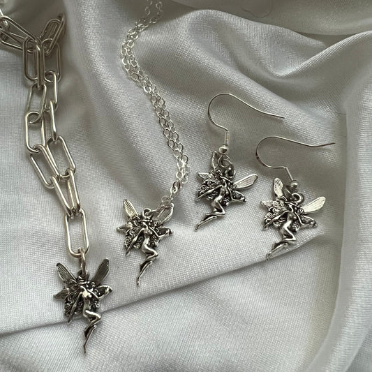 new fairy silhouette earrings